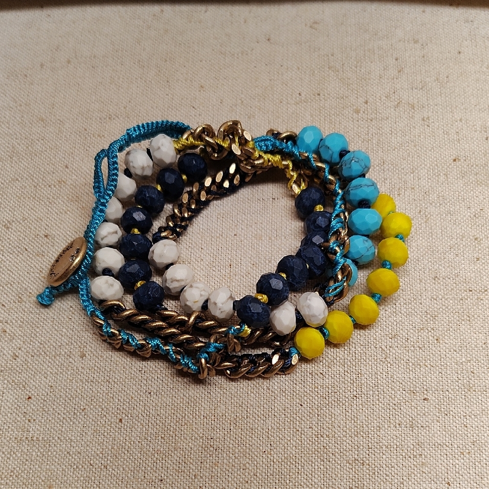 Chloe + Isabel Bead+Chain Multi-wrap Bracelet